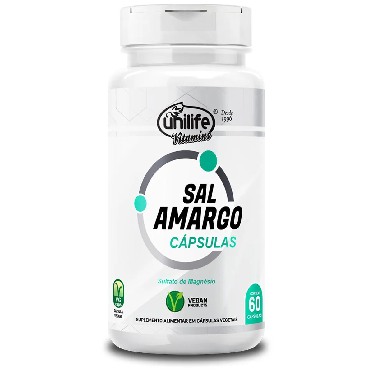 SAL AMARGO UNILIFE 60 CáPSULAS 850MG