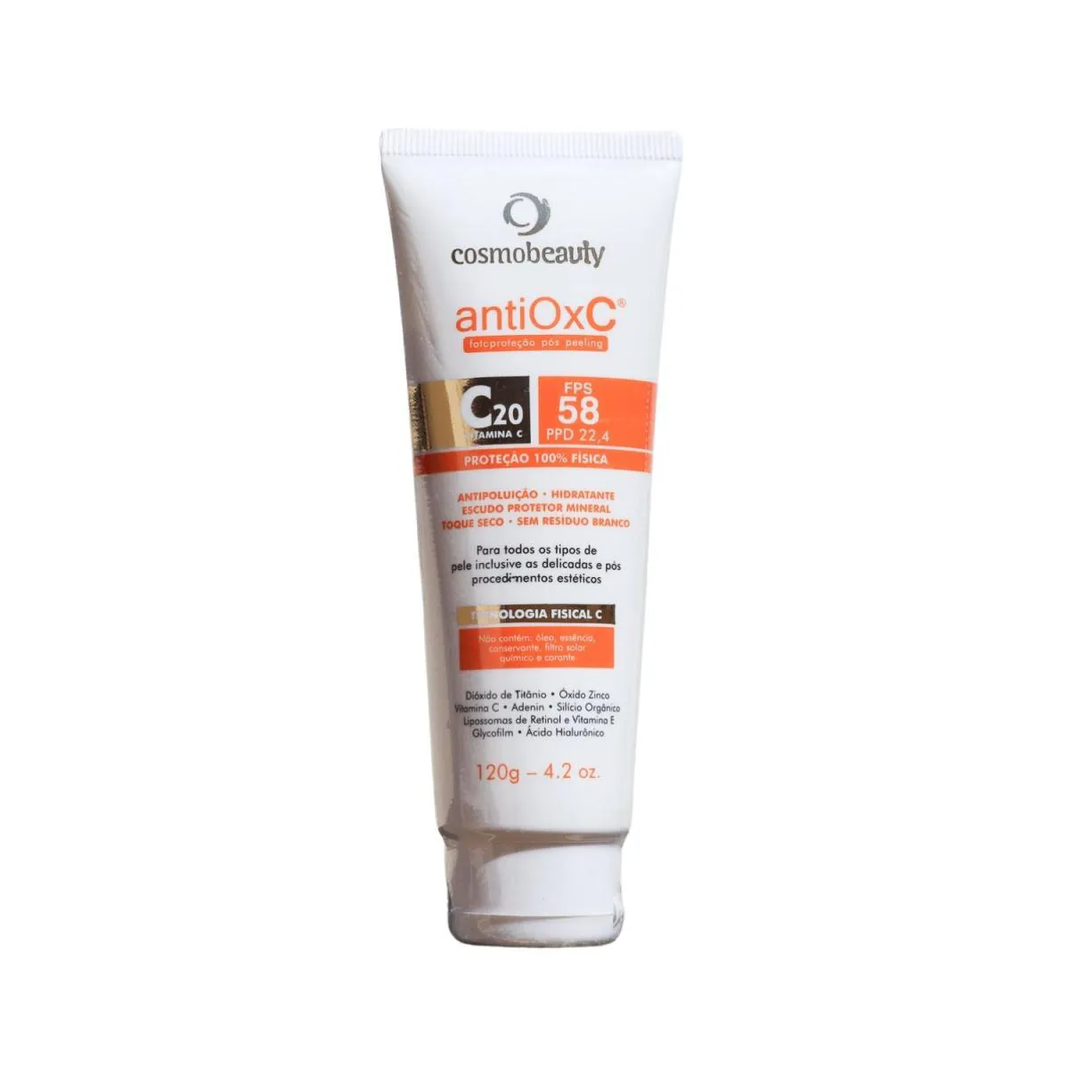 COSMOBEAUTY FILTRO SOLAR ANTIOX C FPS 58 PPD 22 120G