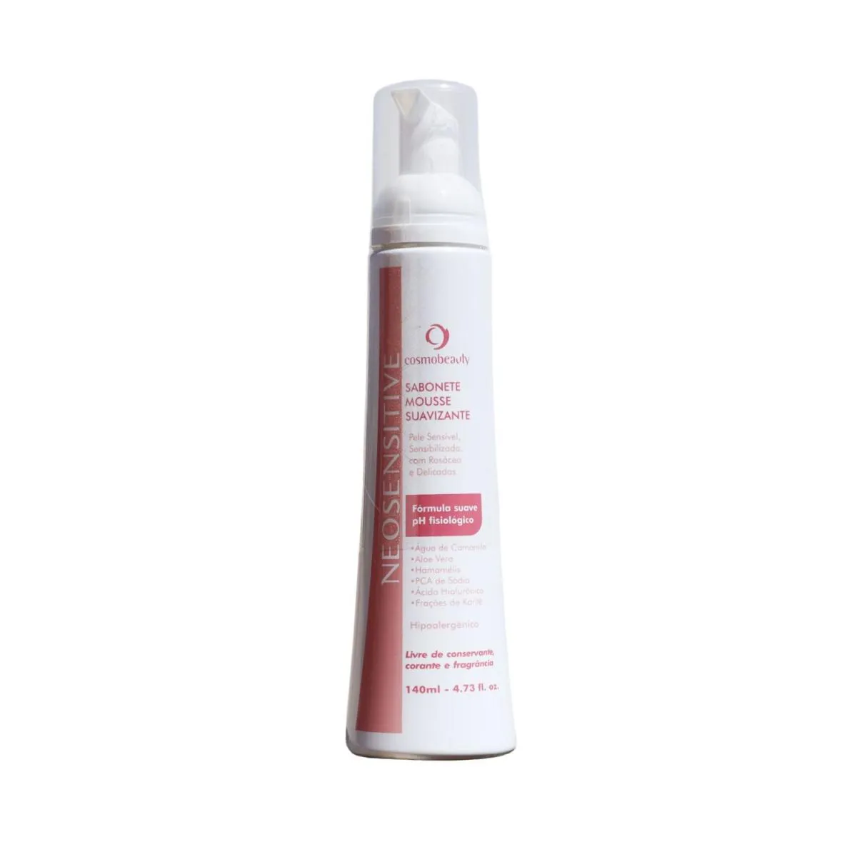 COSMOBEAUTY SABONETE MOUSSE NEOSENSITIVE SUAVIZANTE 140ML