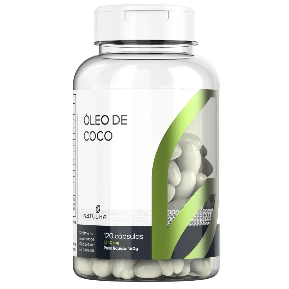 ÓLEO DE COCO 1340MG 120 CáPSULAS - NATULHA