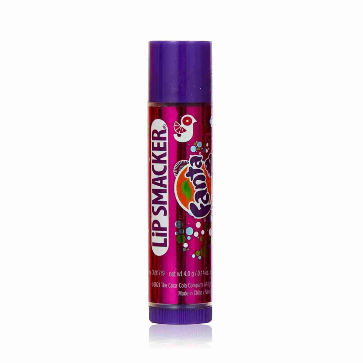 LIP SMACKER FLAVORED BALM - LIP BALM HIDRATANTE E PROTETOR SABOR FANTA UVA - 4G