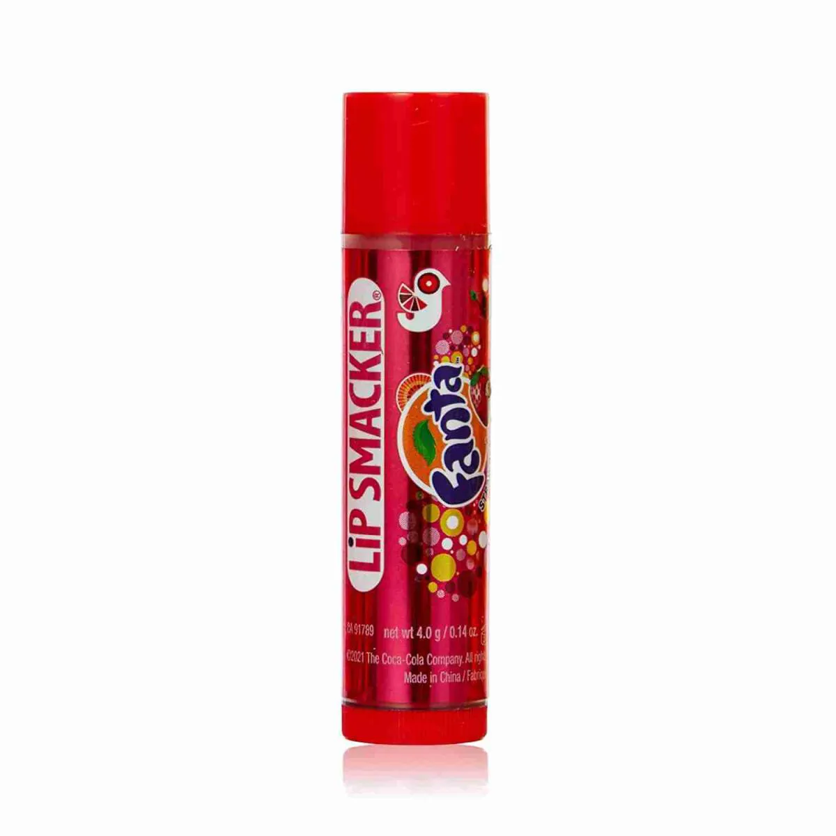 LIP SMACKER FLAVORED BALM - LIP BALM HIDRATANTE E PROTETOR SABOR FANTA MORANGO - 4G