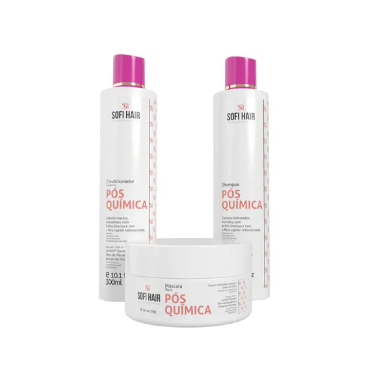 KIT TRATAMENTO PÓS QUIMICA COMPLETO