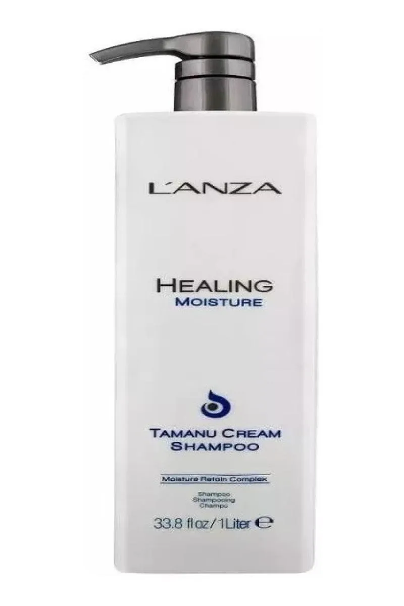 LANZA HEALING MOISTURE TAMANU CREAM SHAMPOO 1LT HIDRATAçãO