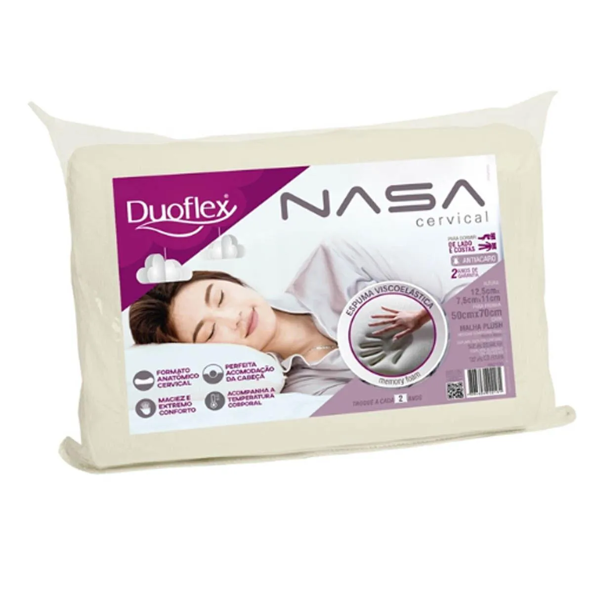 TRAVESSEIRO DUOFLEX NASA CERVICAL NASA CERVICAL