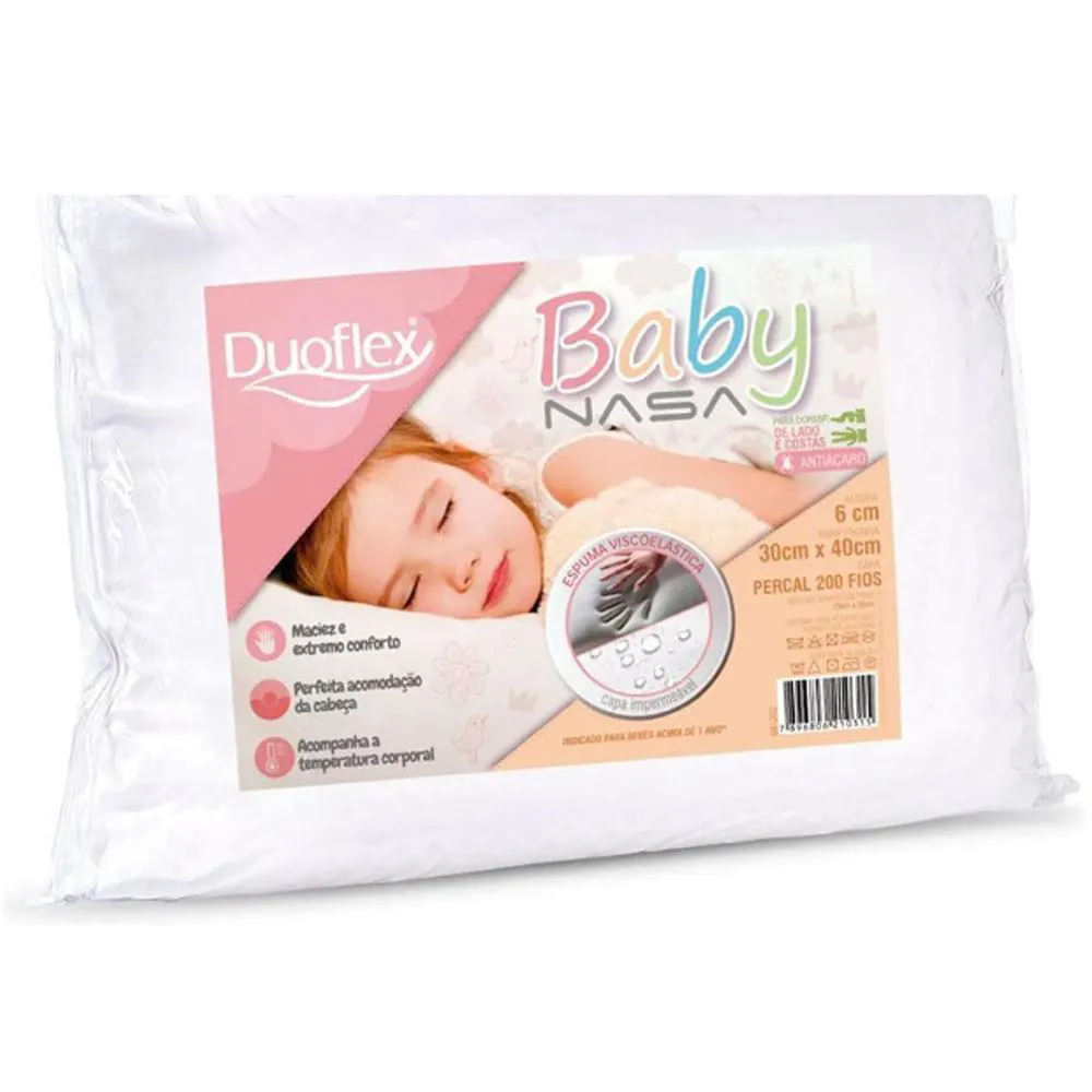 TRAVESSEIRO BABY NASA DUOFLEX COM CAPA IMPERMEAVEL