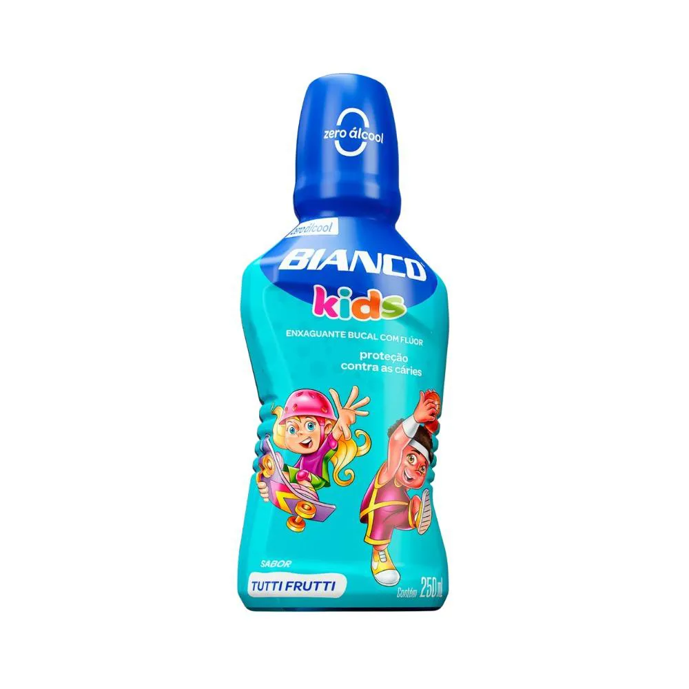 ENXAGUANTE BUCAL BIANCO KIDS TUTTI FRUTTI 250ML