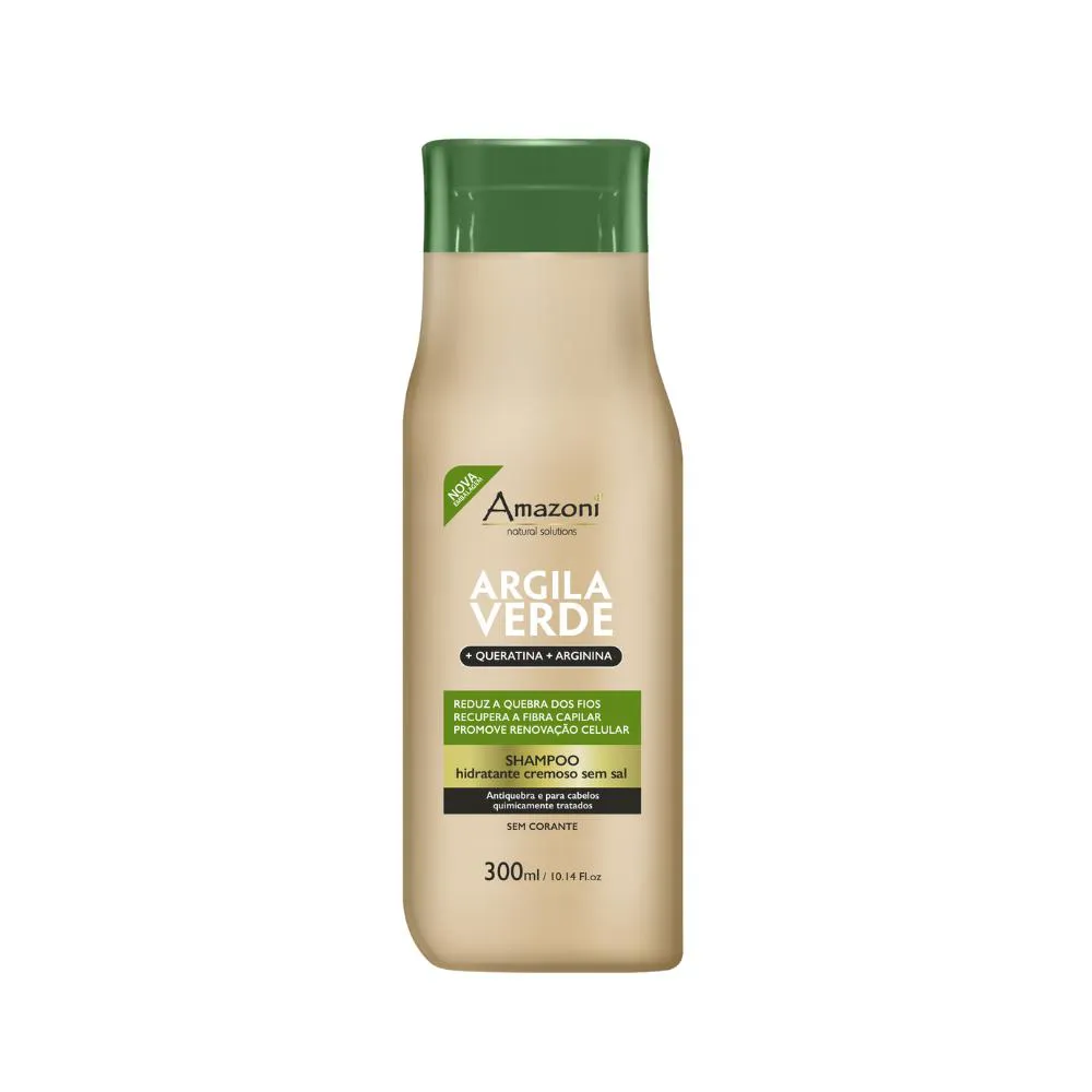 SHAMPOO AMAZONí ARGILA VERDE 300ML