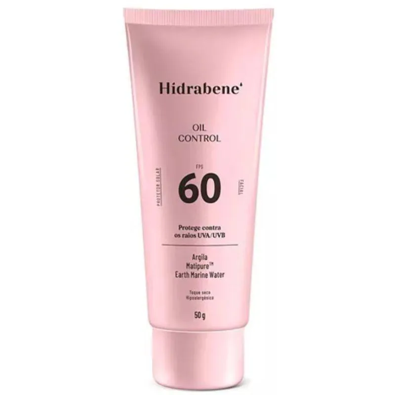HIDRABENE PROTETOR FACIAL OIL CONTROL FPS 60 - 50G