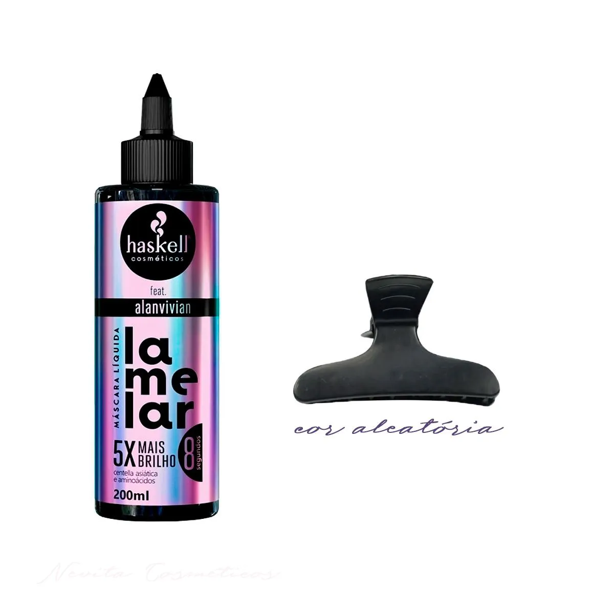 MáSCARA LíQUIDA HASKELL LAMELAR ORIGINAL +1 PRENDEDOR CABELO