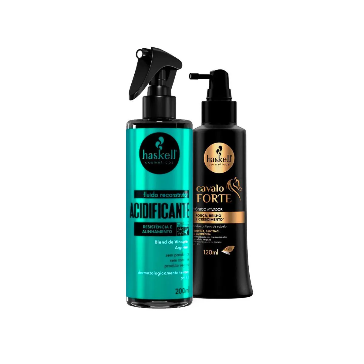 FLUIDO ACIDIFICANTE HASKELL +TôNICO CRESCIMENTO CAVALO FORTE