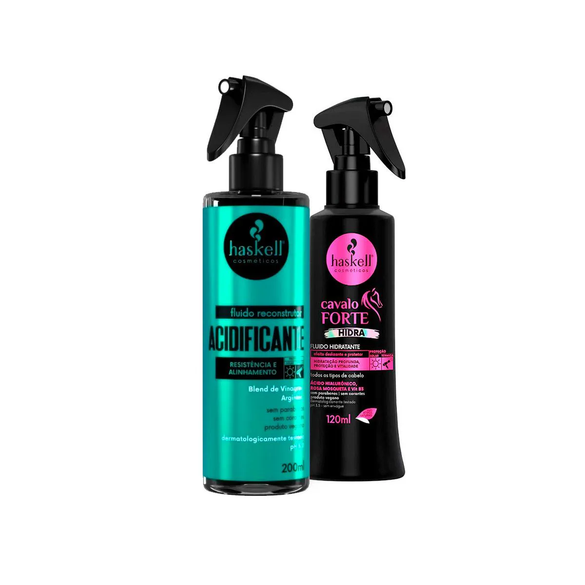 FLUIDO ACIDIFICANTE HASKELL + FLUIDO CAVALO FORTE HIDRA