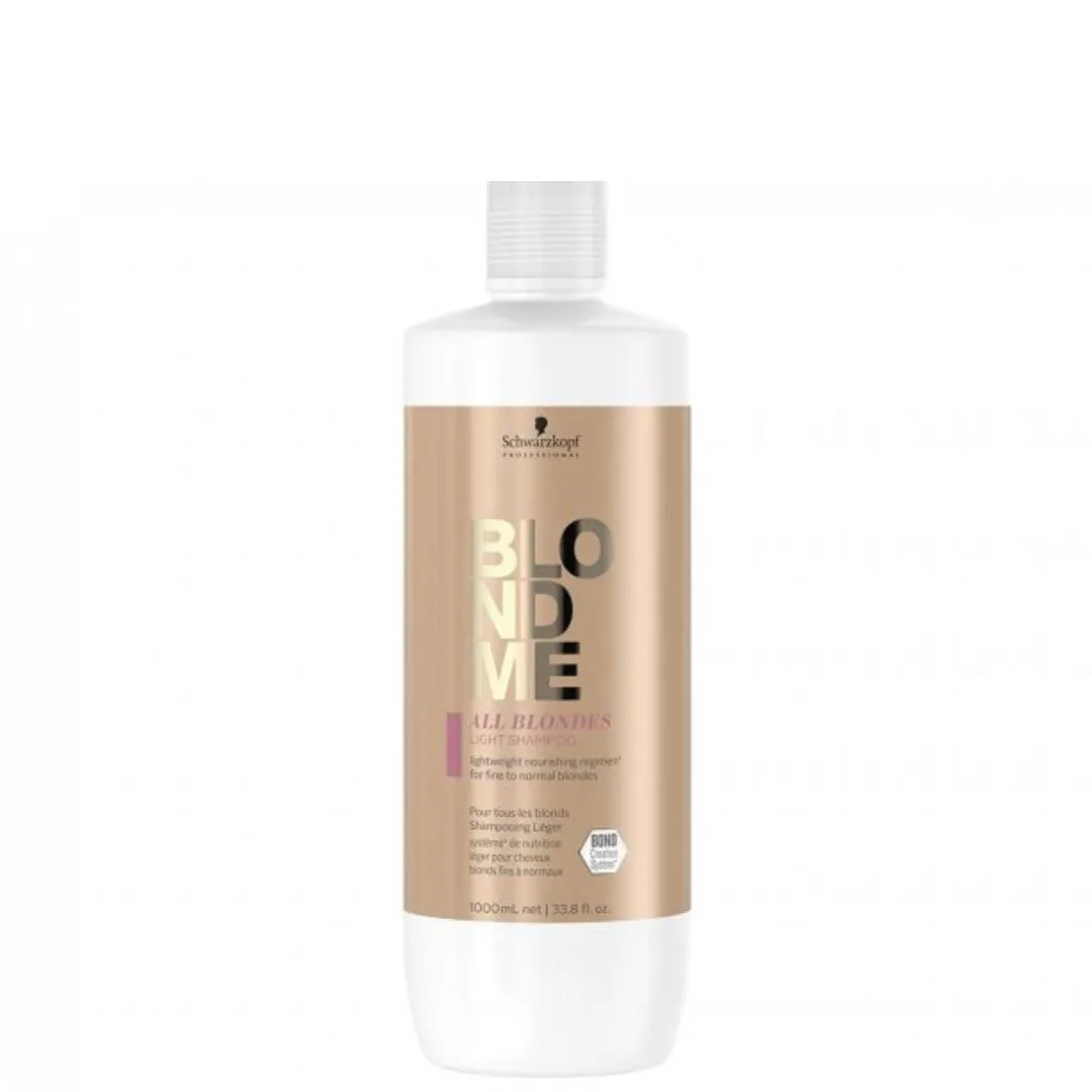 SCHWARZKOPF BLONDME ALL BLONDES LIGHT - SHAMPOO 1L