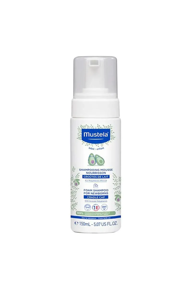 SHAMPOO ESPUMA BEBê RECéM NASCIDO 150ML – MUSTELA