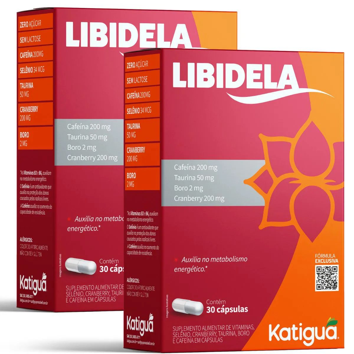 KIT 2 LIBIDELA 500MG 30CAPS Natural