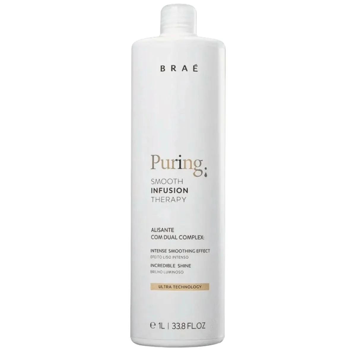 BRAé PURING SMOOTH INFUSION THERAPY - ALISANTE REDUTOR DE VOLUME 1000ML 1L