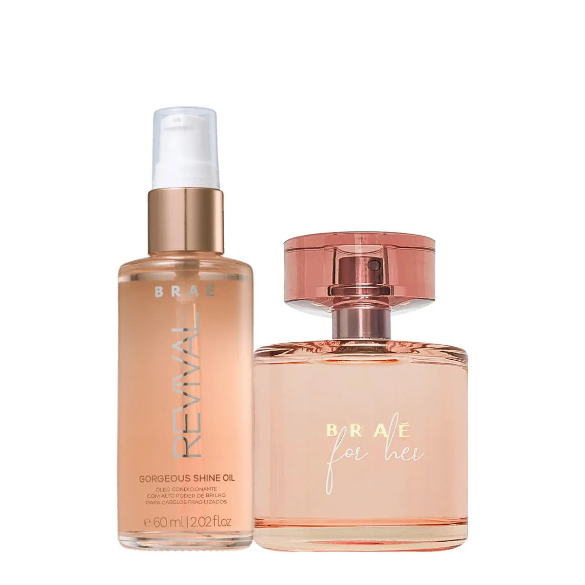 KIT BRAé FOR HER E GORGEOUS SHINE (2 PRODUTOS)
