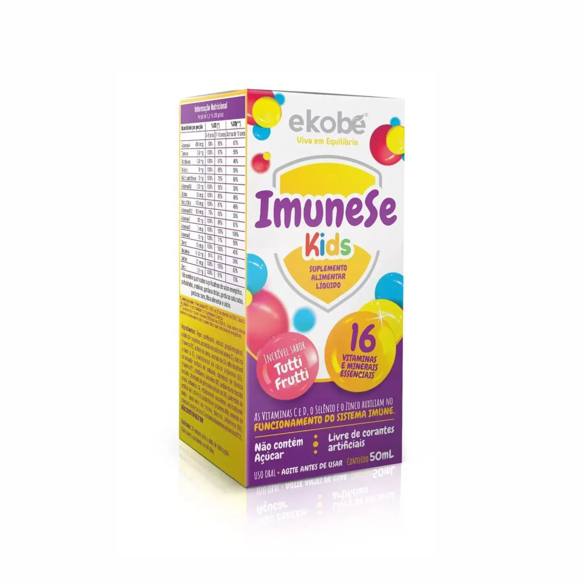 IMUNESE KIDS SABOR TUTTI-FRUTTI 50ML EKOBé