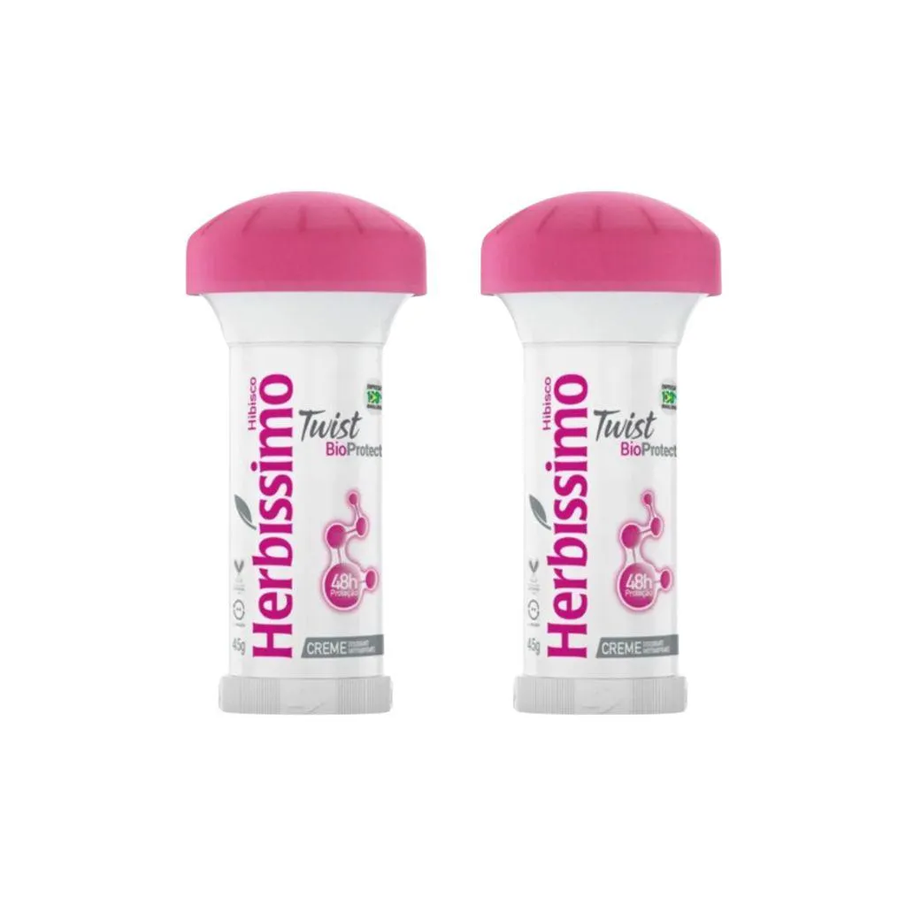 DESODORANTE HERBISSIMO STICK CREME BIO PROTECT HIB 45G - 2UN