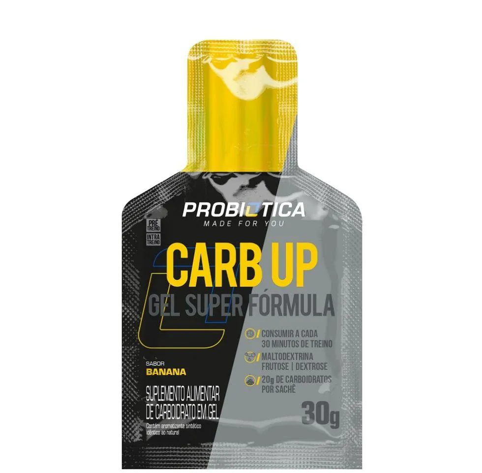 CARB UP ENERGY GEL SUPER FóRMULA (30G) - SABOR: BANANA