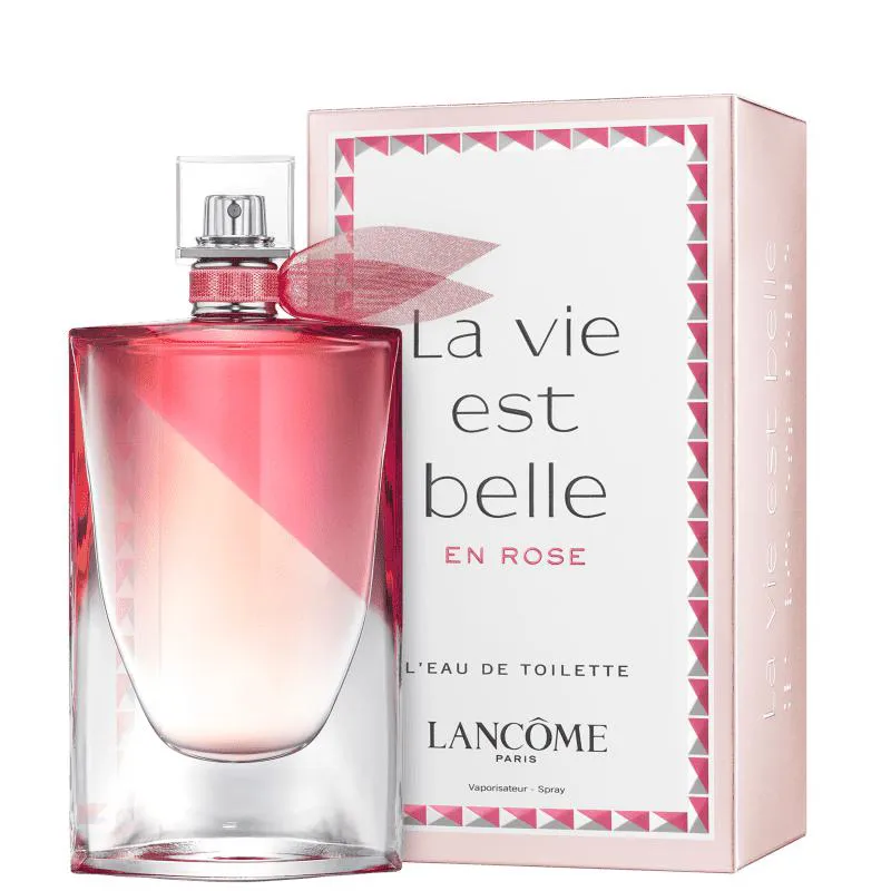 PERFUME LANCÔME LA VIE EST BELLE EN ROSE EAU DE TOILETTE 100ML