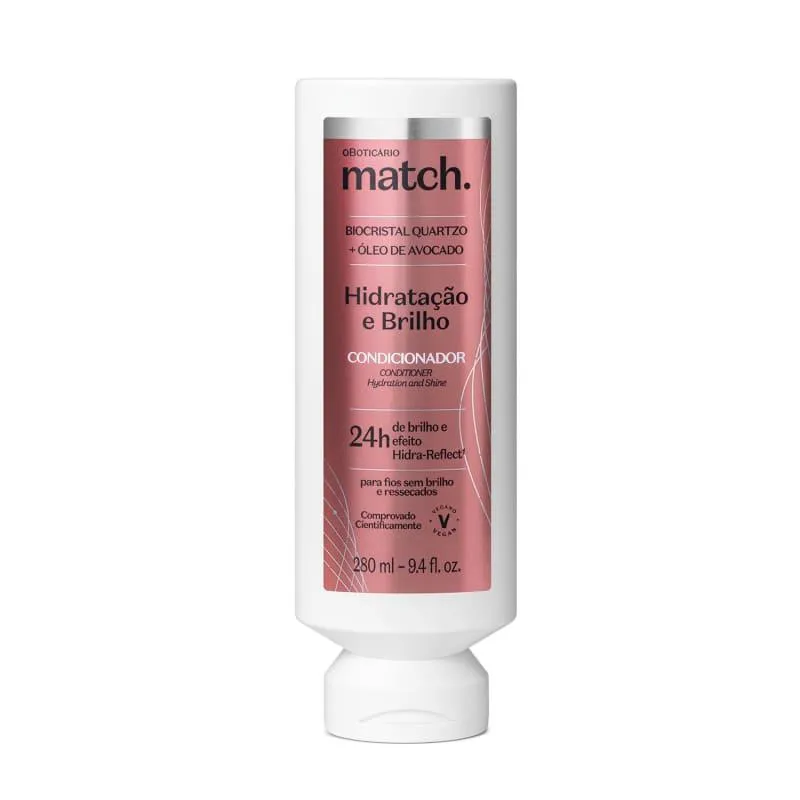 MATCH CONDICIONADOR HIDRATACAO E BRILHO 300ML