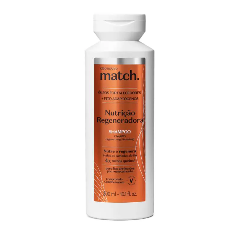 MATCH SHAMPOO NUTRIÇÃO REGENERADORA 300ML
