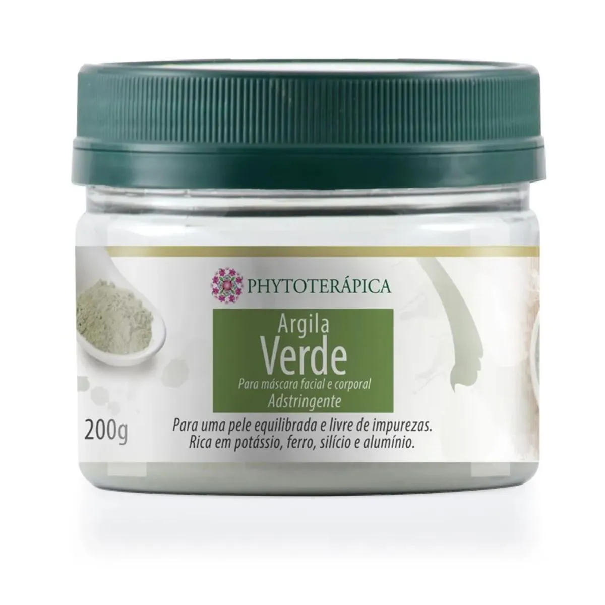 ARGILA VERDE ADSTRINGENTE FACIAL E CORPORAL PHYTOTERAPICA