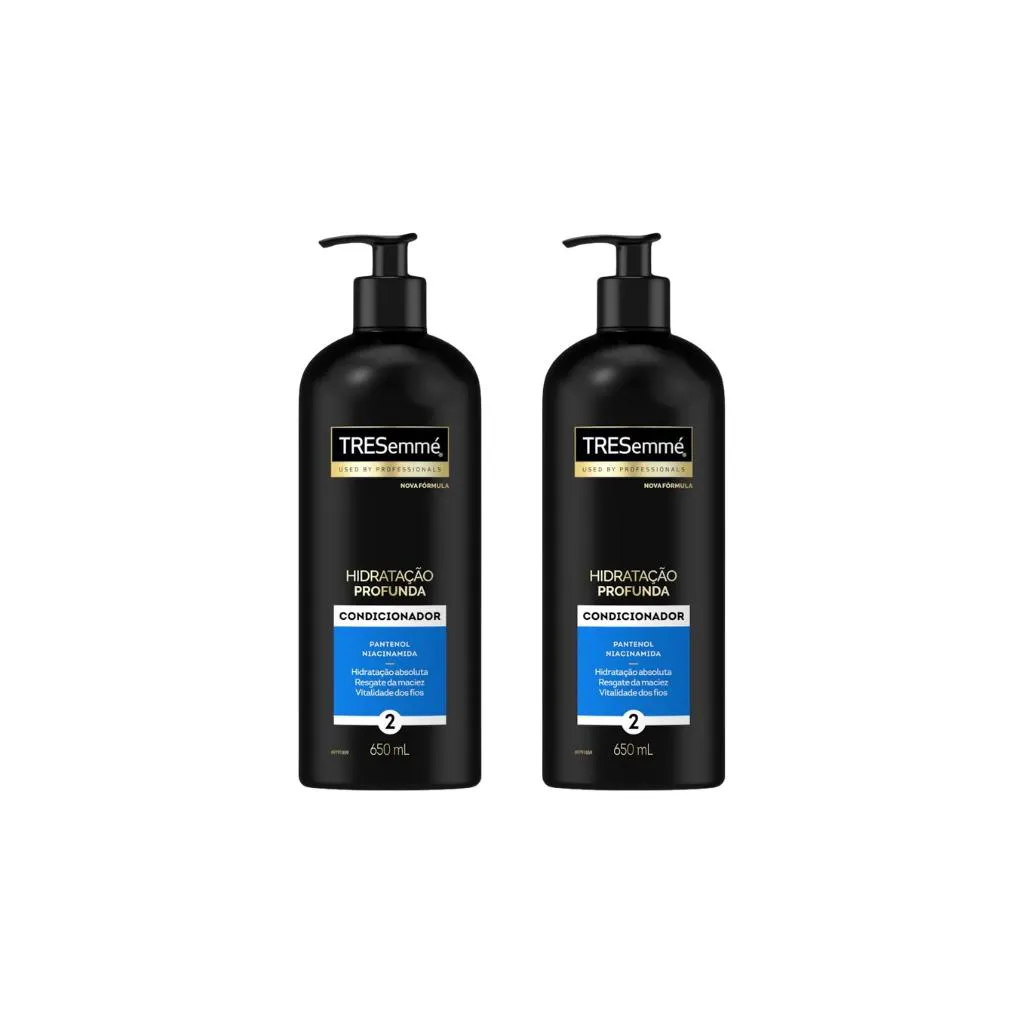 CONDICIONADOR TRESEMME HIDRATAçAO PROFUNDA 650ML-KIT C/2UN