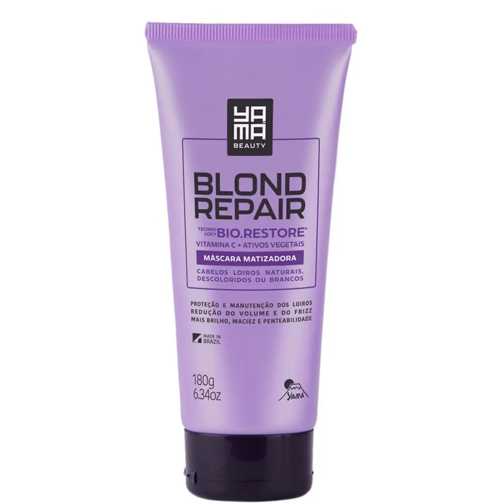 YAMá BLOND REPAIR - MáSCARA MATIZADORA CABELOS LOIROS 180G