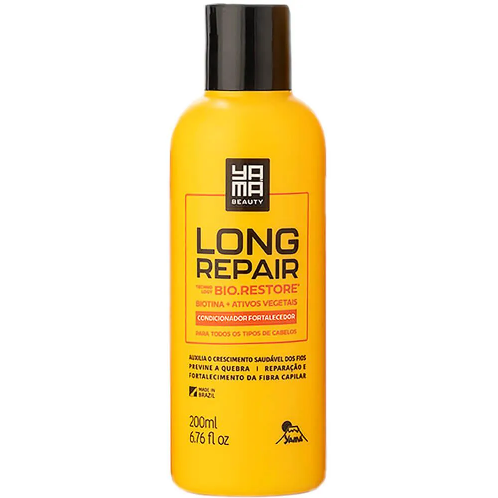 YAMá LONG REPAIR - CONDICIONADOR FORTALECEDOR BIOTINA 200ML