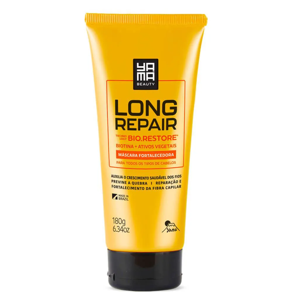 YAMá LONG REPAIR - MáSCARA FORTALECEDORA BIOTINA 180G