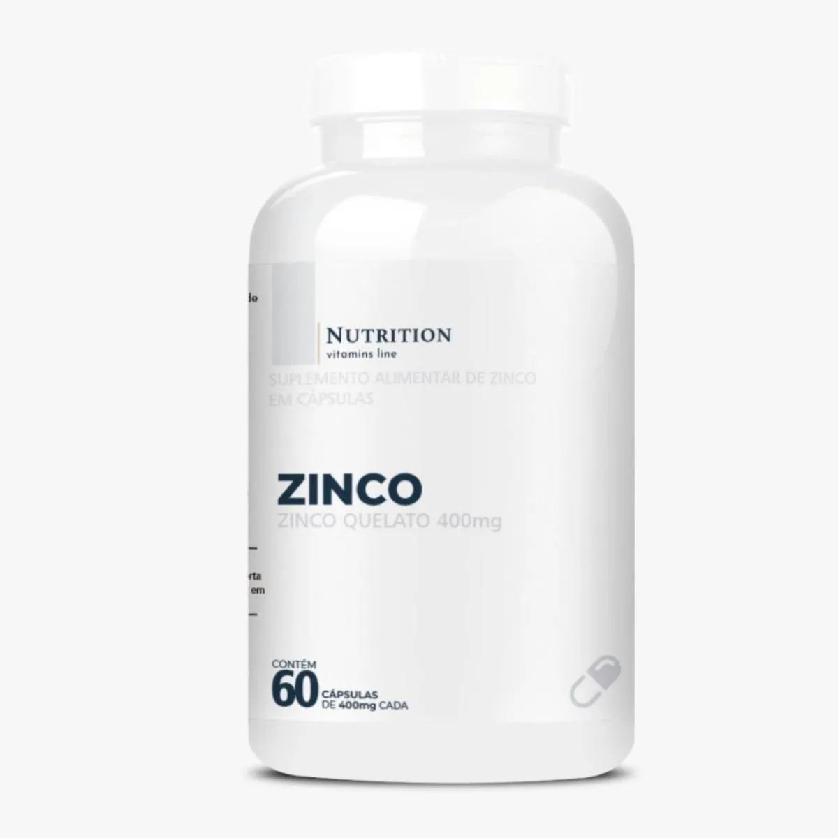 ZINCO QUELATO 60 CáPSULAS NUTRITION LABS