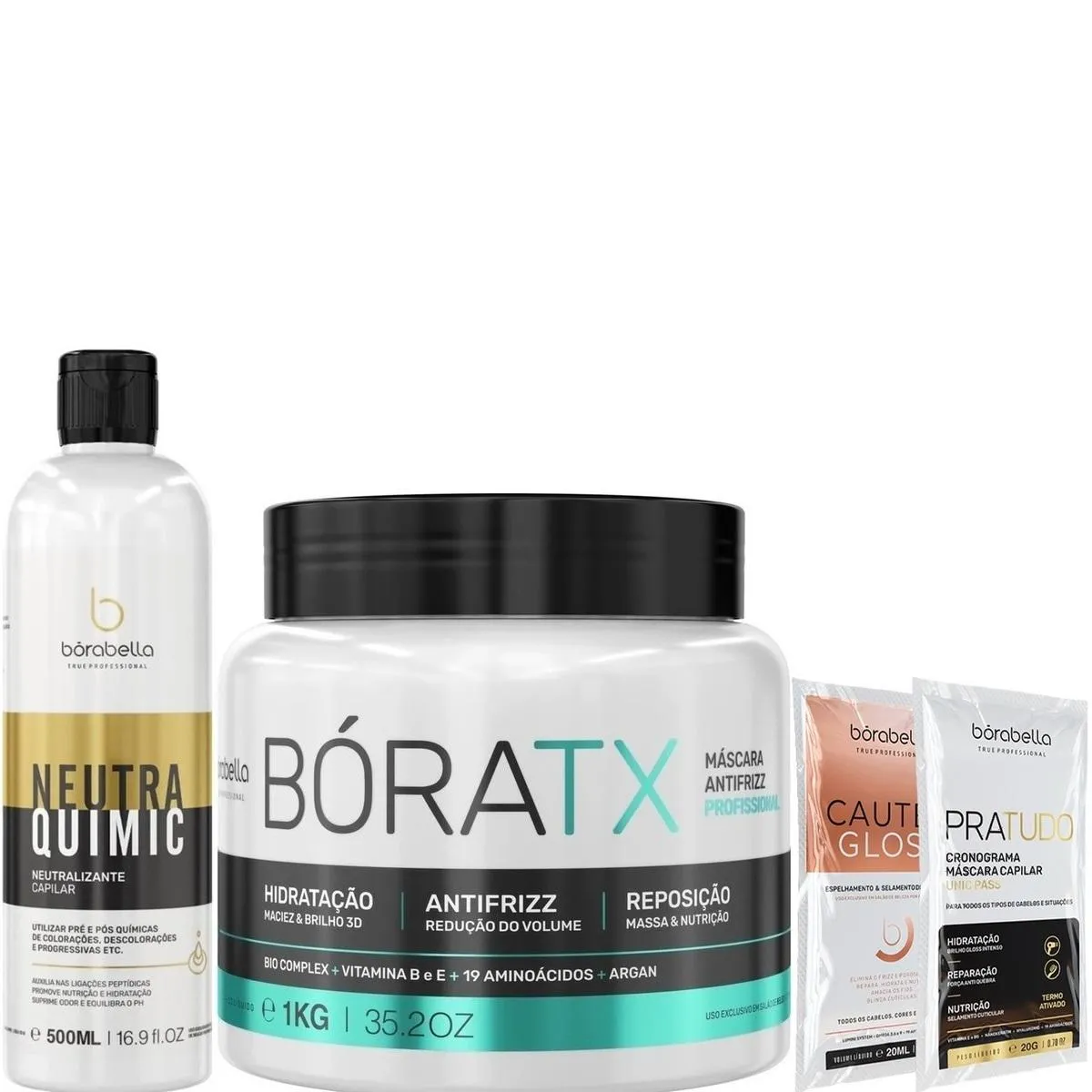 BORABELLA NEUTRAQUIMIC 500ML + MáSCARA BóRATX 1KG