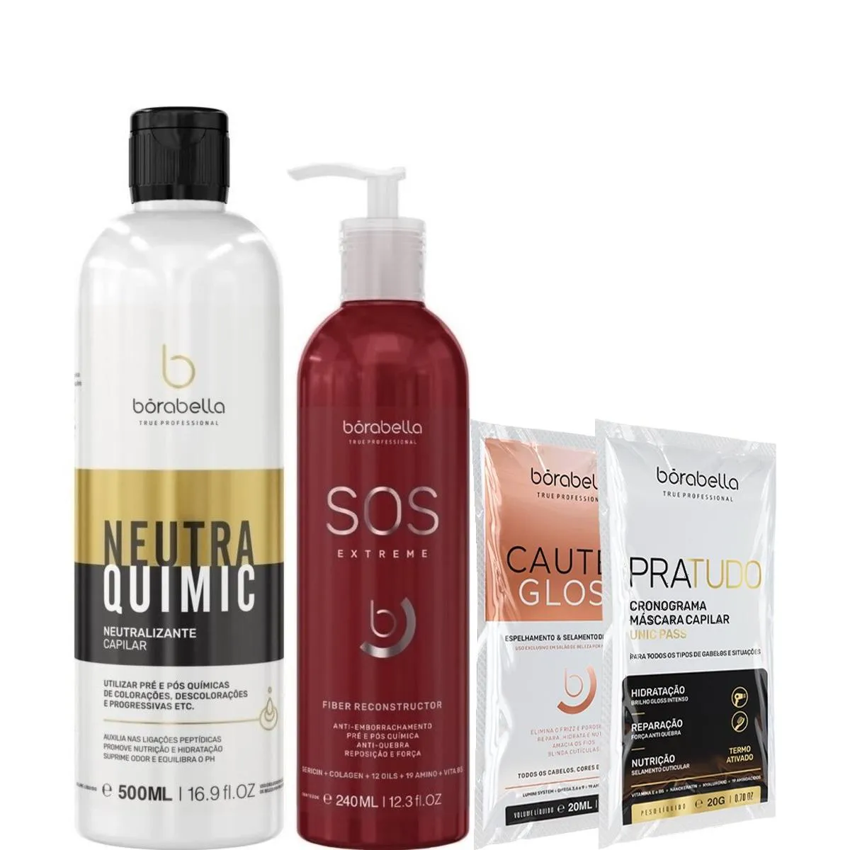 BORABELLA NEUTRAQUIMIC 500ML + SOS ANTI EMBORRACHAMENTO 240ML