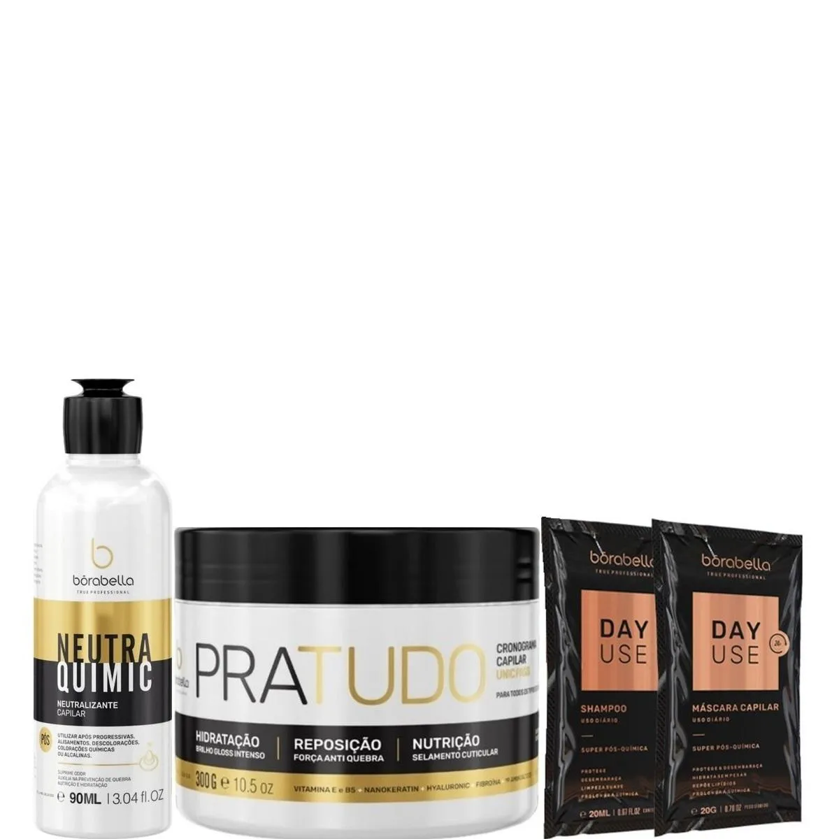 BORABELLA NEUTRAQUIMIC 90ML + MáSCARA PRATUDO 300G