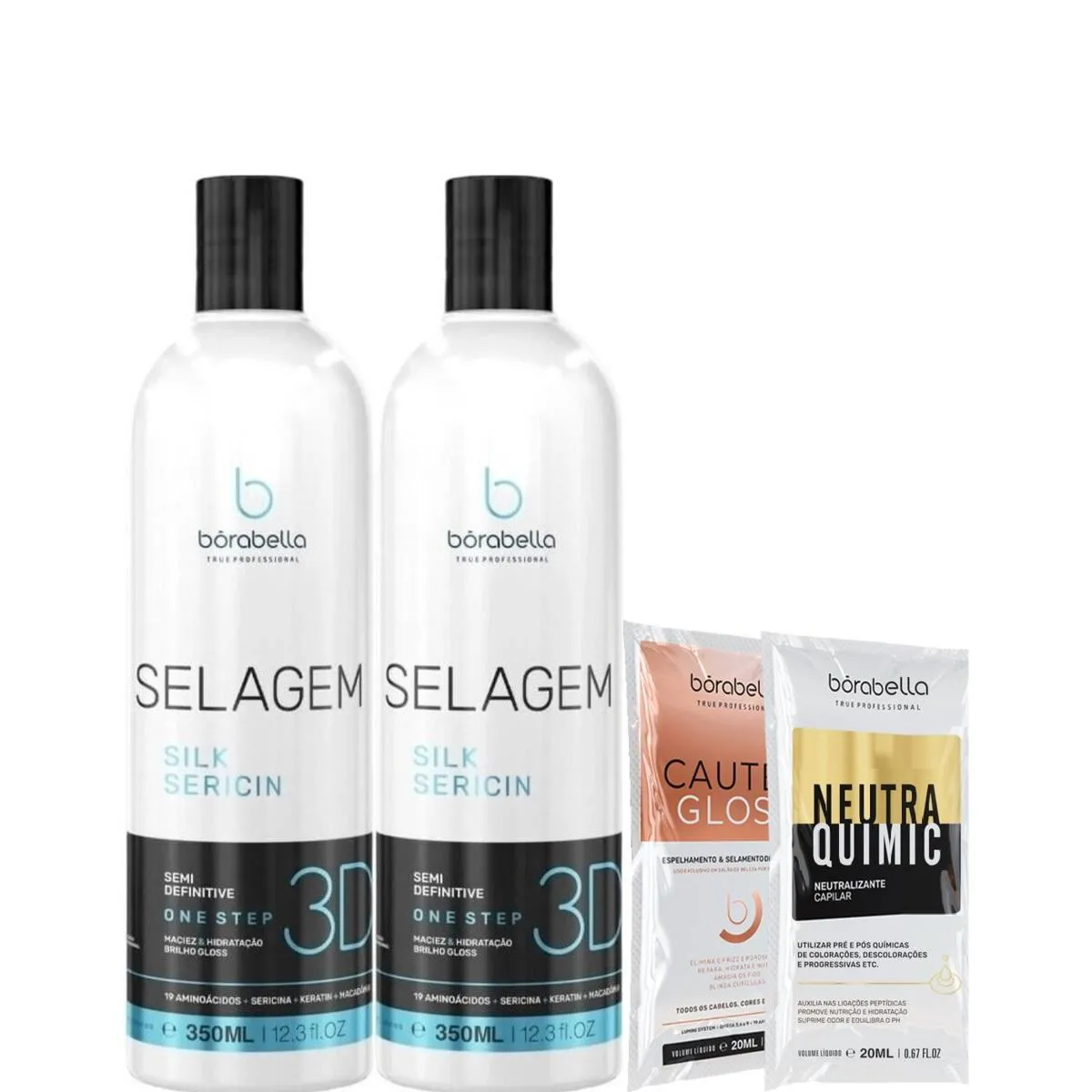 BORABELLA SELAGEM 3D SEMI DEFINITIVA 2X350ML