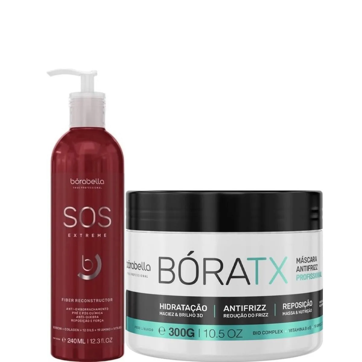 SOS EXTREME BORABELLA RECONSTRUTOR 240ML + BóRATX 300G