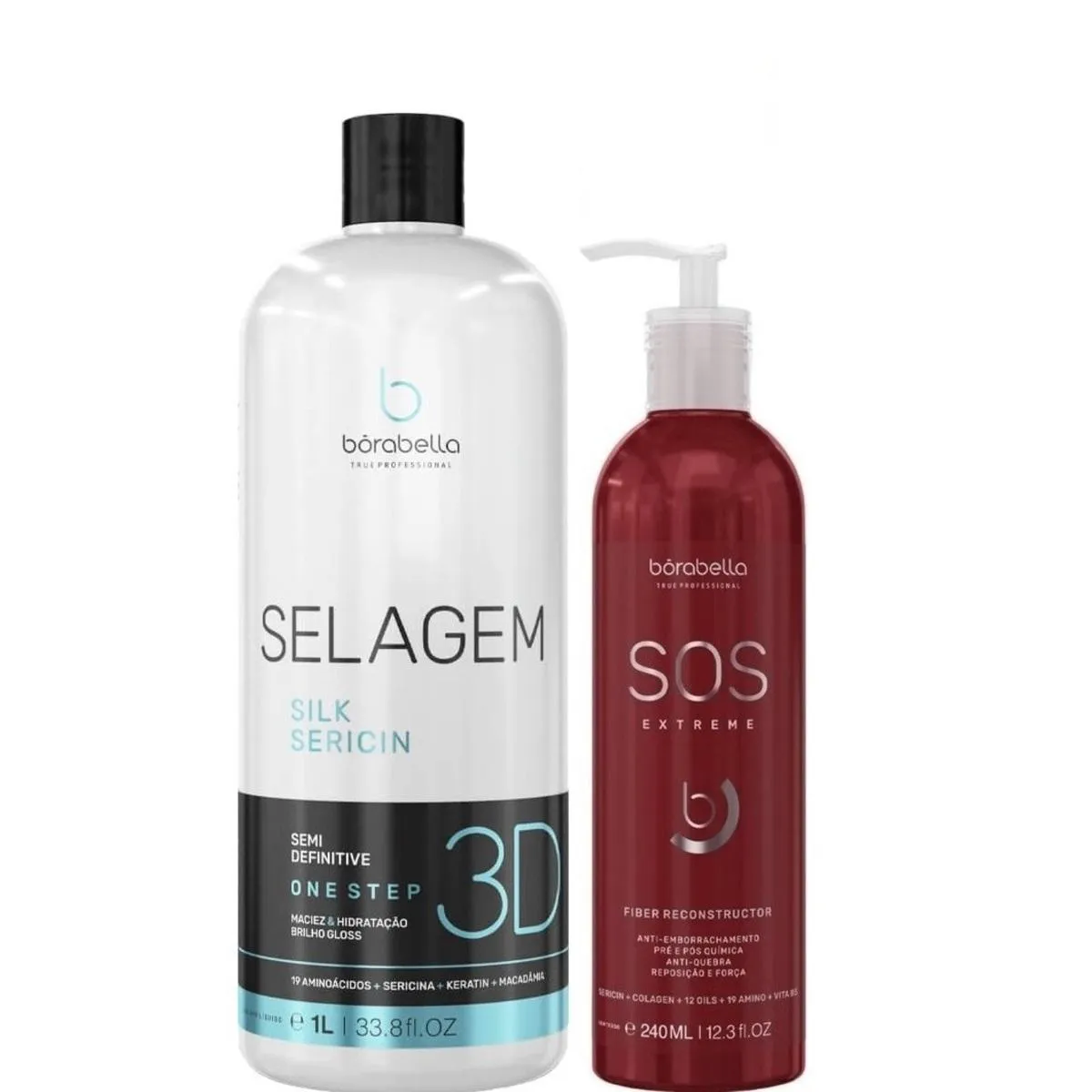 SELAGEM 3D BORABELLA 1 LITRO + SOS EXTREME 240ML