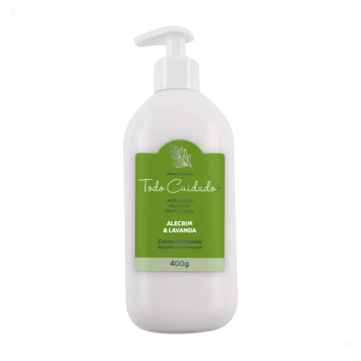 CREME HIDRATANTE CORPORAL LAVANDA E ALECRIM TODO CUIDADO MAIS ABELHA RAINHA 400G REF 5454