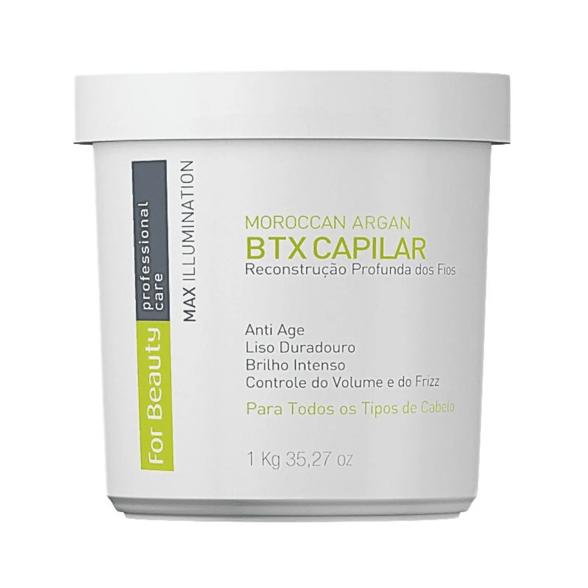 BTX CAPILAR MOROCCAN ARGAN MAX ILLUMINATION FOR BEAUTY 1KG