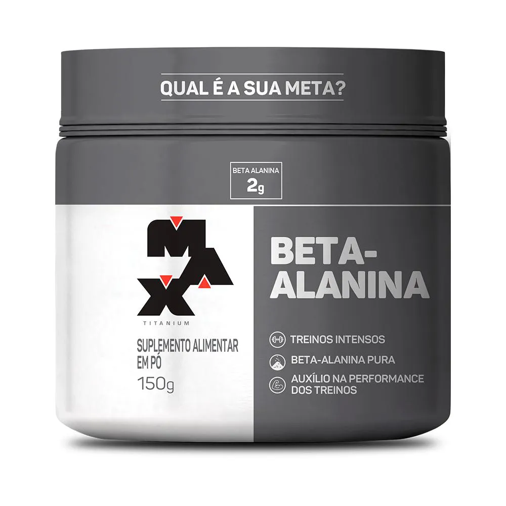BETA ALANINA 150G SEM SABOR - MAX TITANIUM