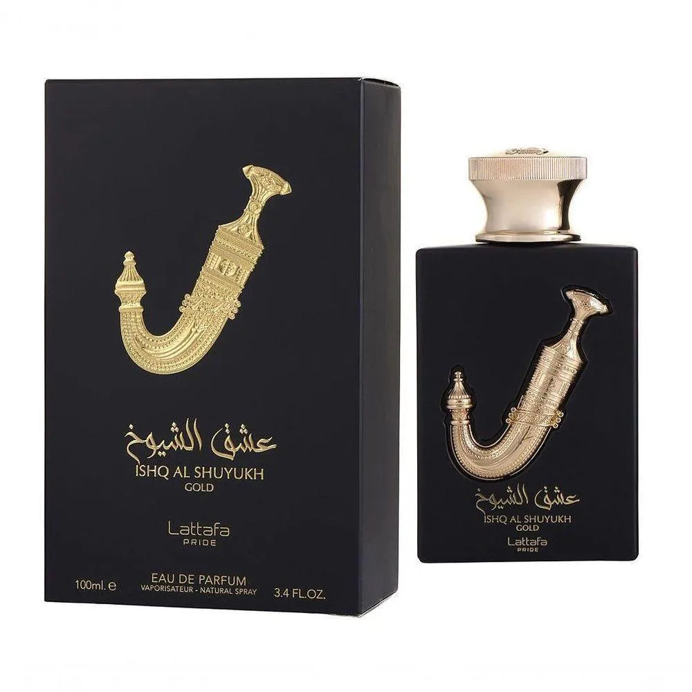 PERFUME LATTAFA ISHQ AL SHUYUKH GOLD - EAU DE PARFUM - 100 ML VOLUME DA UNIDADE 100 ML