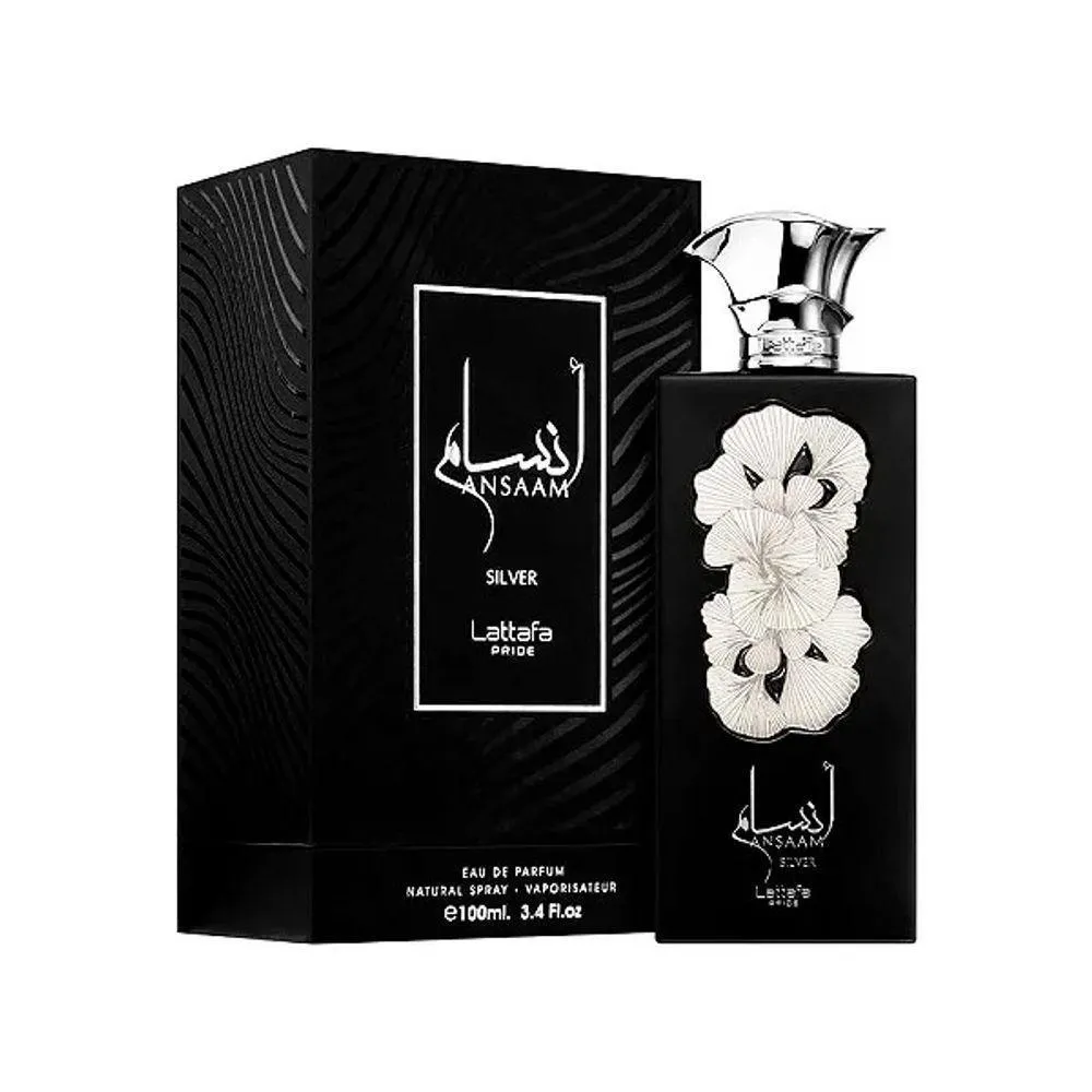 PERFUME LATTAFA ANSAAM SILVER - EAU DE PARFUM - 100 ML VOLUME DA UNIDADE 100 ML
