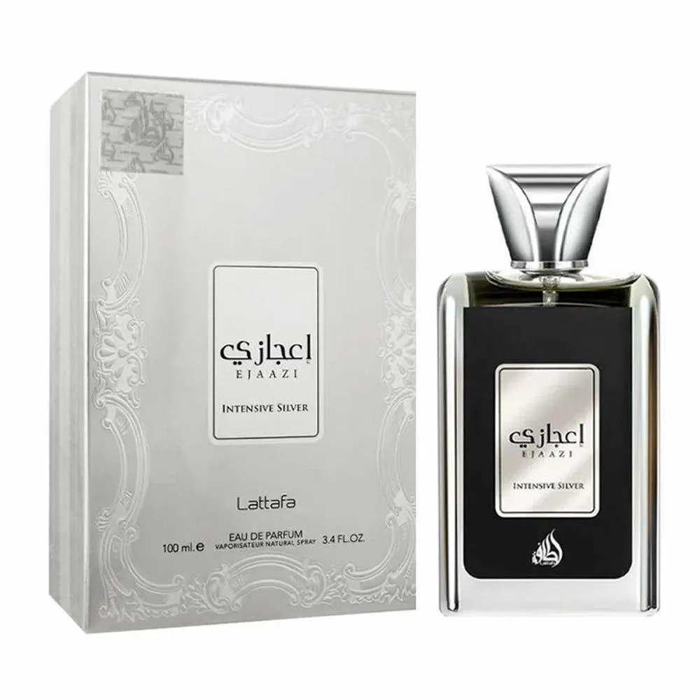 PERFUME LATTAFA EJAAZI INTENSIVE SILVER - EAU DE PARFUM - 100 ML VOLUME DA UNIDADE 100 ML