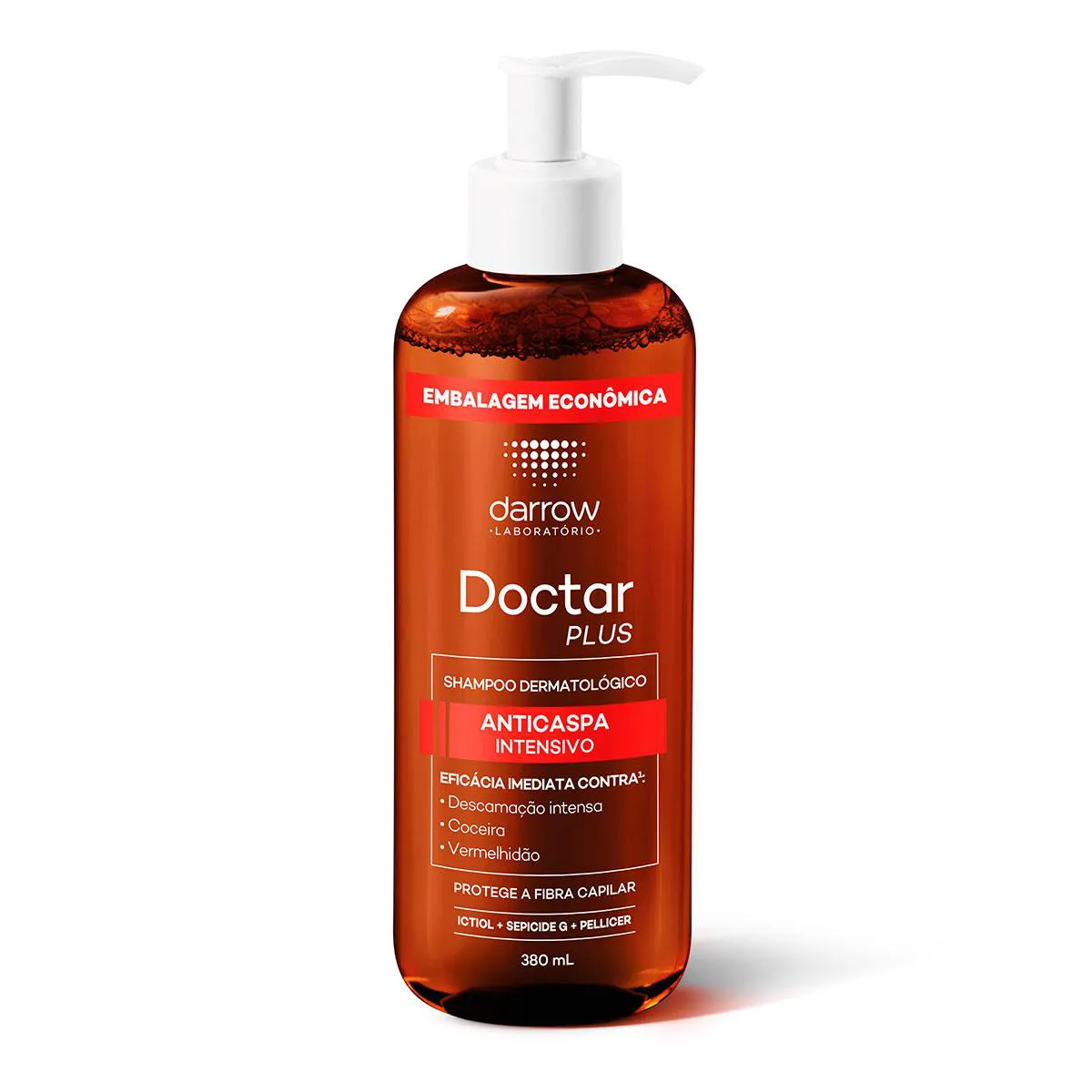 Shampoo Anticaspa Intensivo Darrow Doctar Plus Dermatológico 380ml