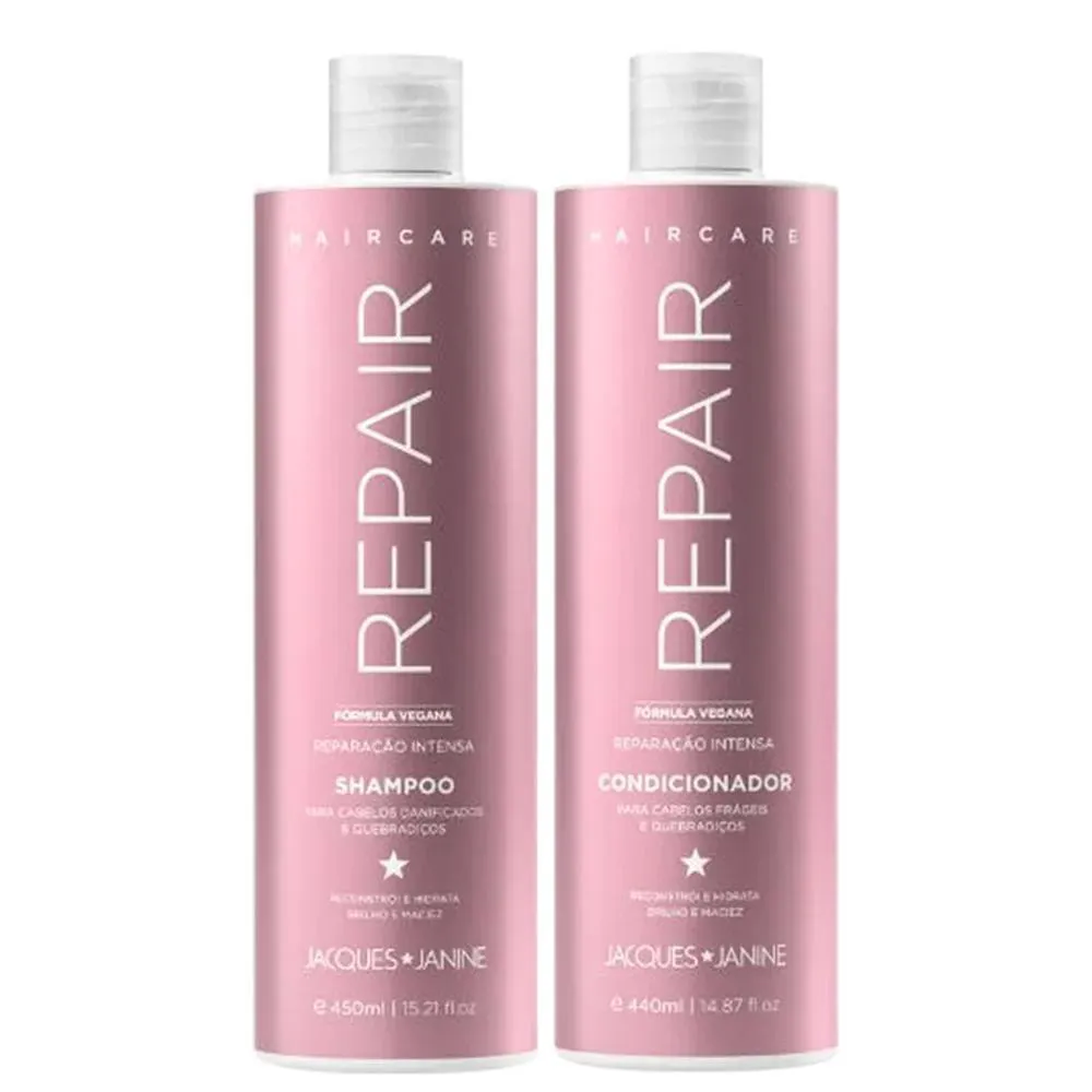 KIT SHAMPOO E CONDICIONADOR JACQUES JANINE HAIR CARE Repair