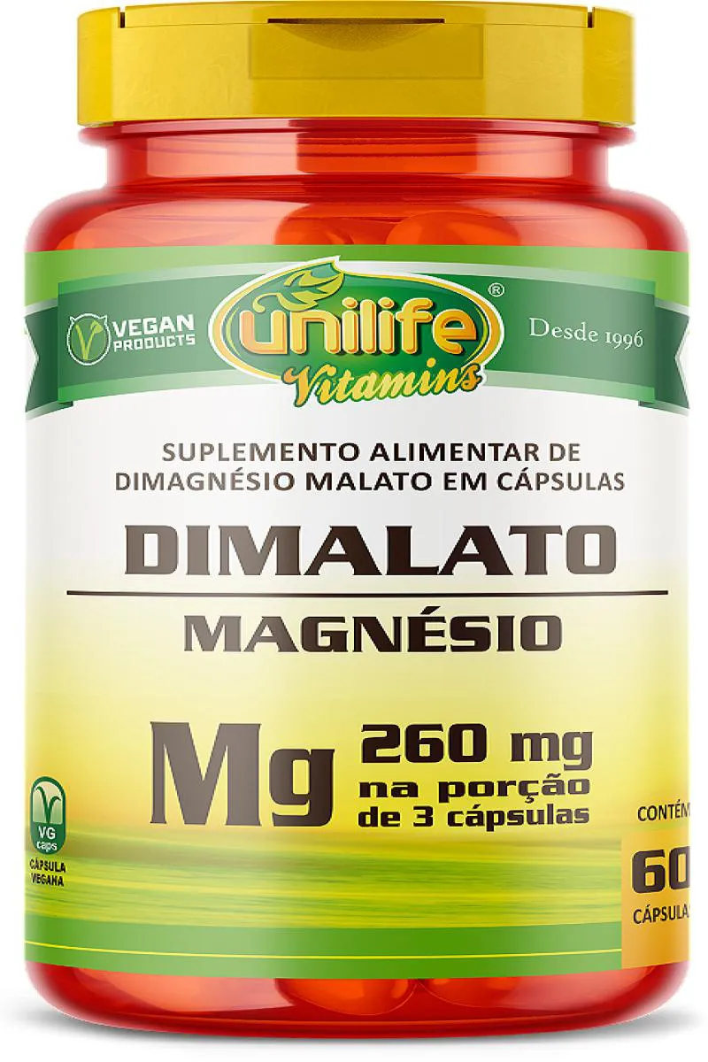 MAGNéSIO DIMALATO - 60 CáPS