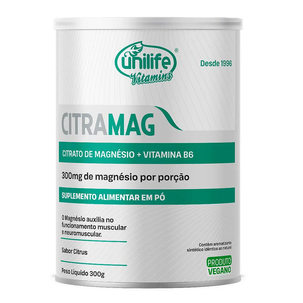 CITRAMAG- CITRATO DE MAGNéSIO- SABOR CITRUS- **LANÇAMENTO