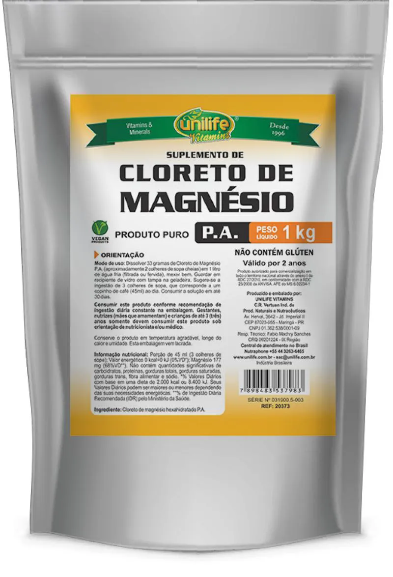 CLORETO DE MAGNéSIO P.A 1 KG